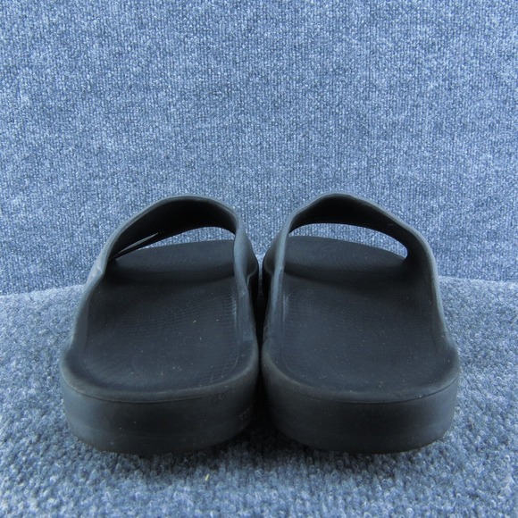 Oofos Men Slide Sandals Gray Synthetic Slip On Size 12 Medium - Picture 5 of 9